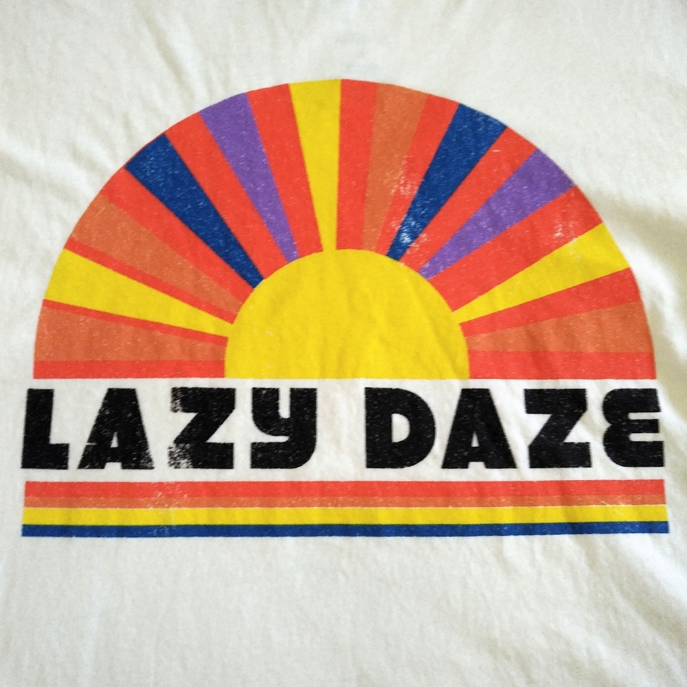 LIFE Clothing Co. "Lazy😴 Daze" tee - NWOT - Picture 3 of 5